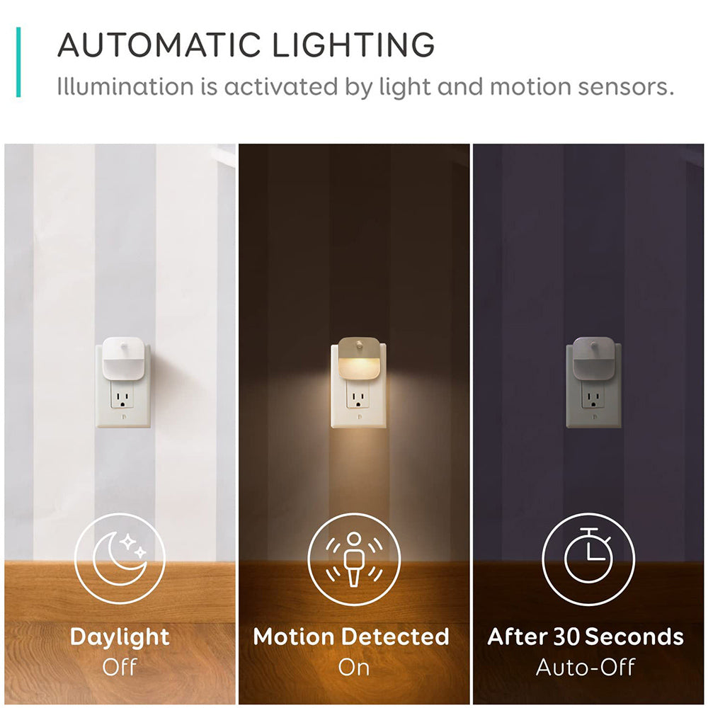 Plug-in-LED-Nachtlicht mit Bewegungssensor