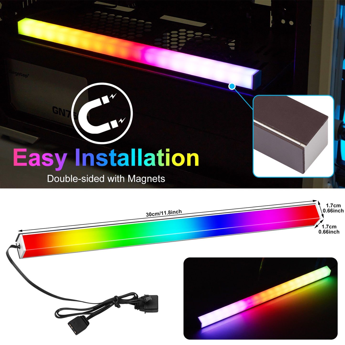 ARGB LED Strip for PC with 5V 3-pin