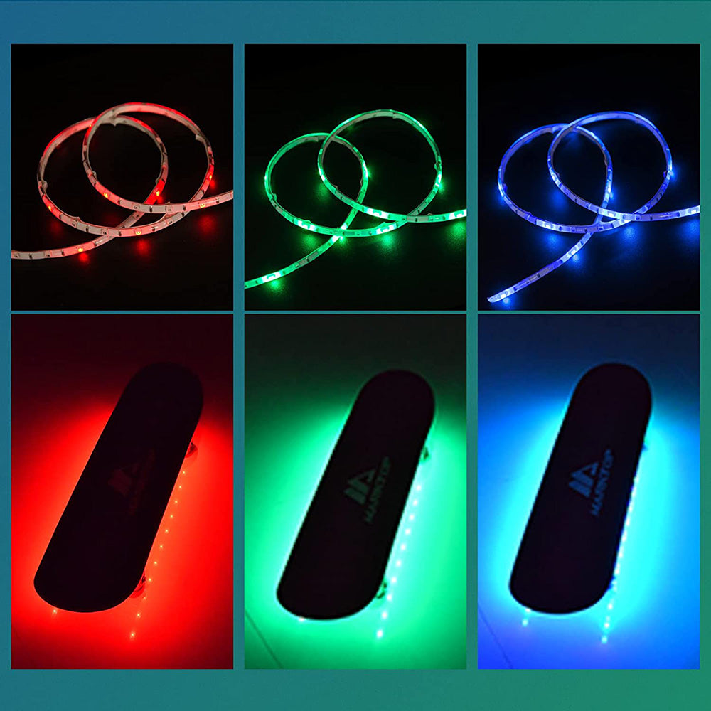 LED-Skateboard-Roller-Lichter für Nachtfahrten