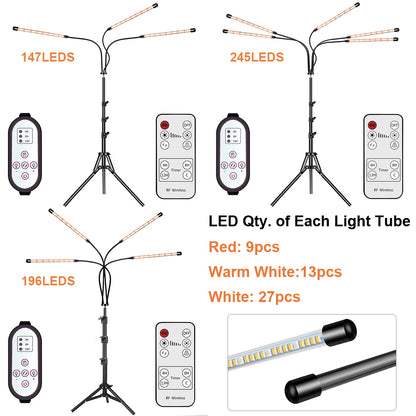 Luces LED impermeables para cultivo de plantas de espectro completo