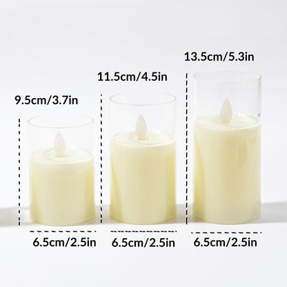 Bougies votives pilier sans flamme à LED