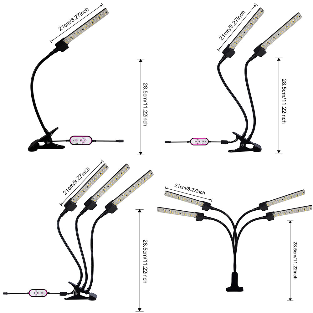 Lampe LED pour plantes à spectre complet