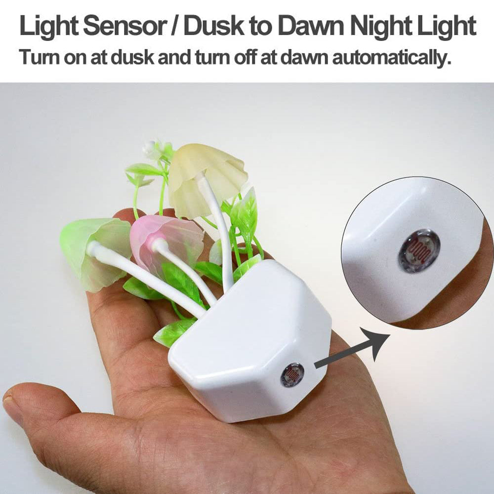 LED Sensor Night Light Plug-in Wall Lamps