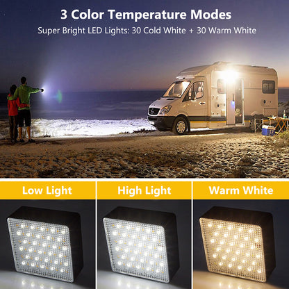 LED Camping Lantern Rechargeable Portable Tent Light