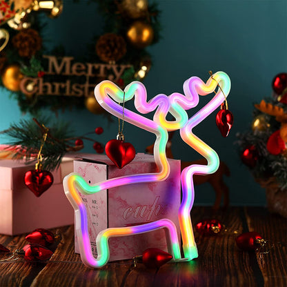 Christmas Jingle Bell Neon Sign Decor Light