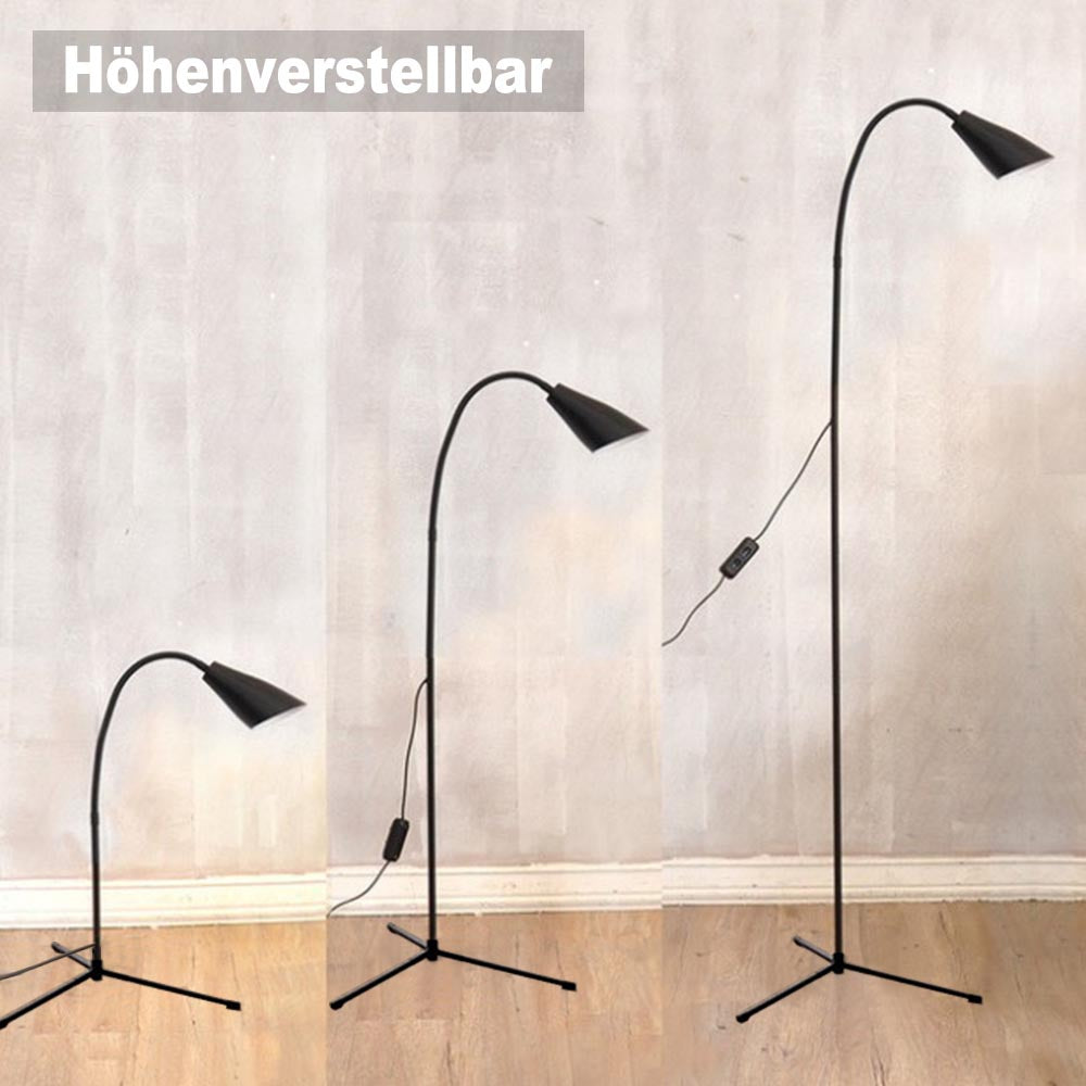 Gooseneck LED Floor Lamp Dimmable Modern Reading Lamp