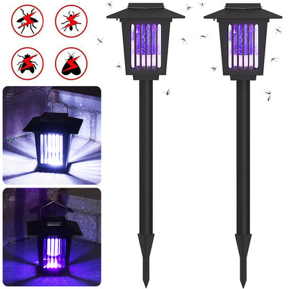 Solar Pathway Lights LED Mosquito Killer Light