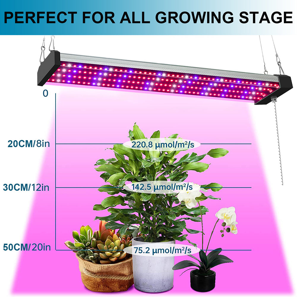 Barras de luz de cultivo LED conectables de espectro completo