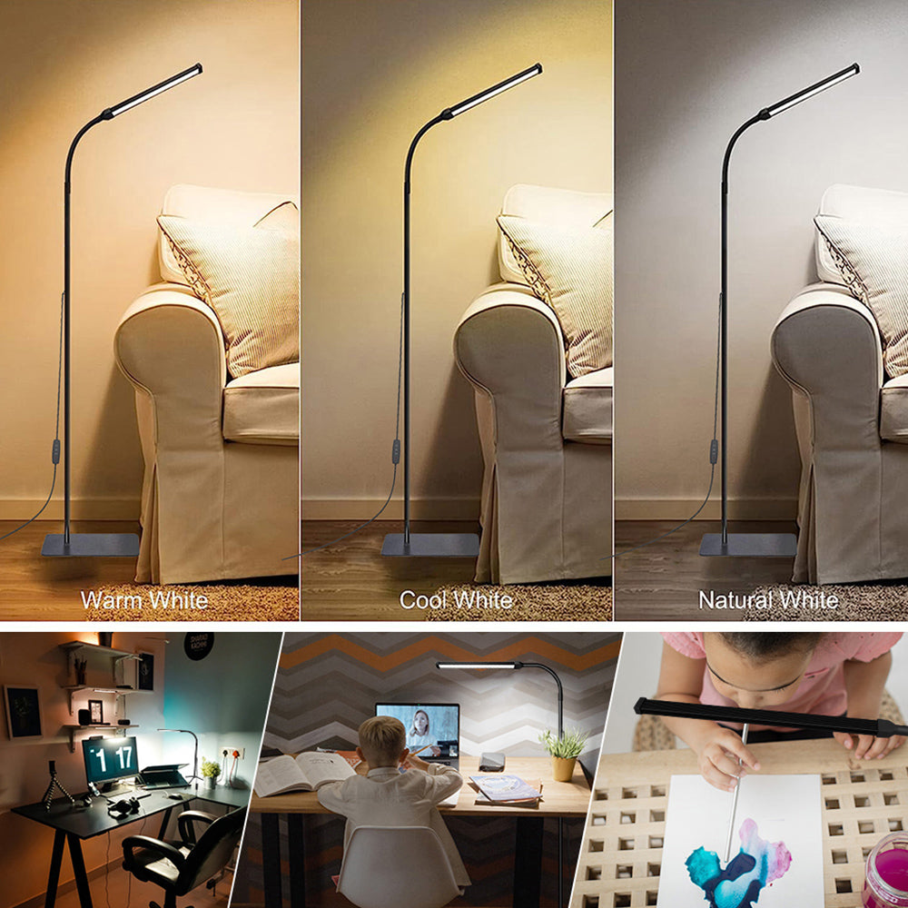 Lampadaire LED Température de couleur réglable 10 niveaux