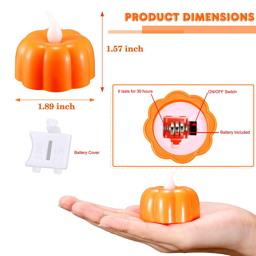 LED-Kürbislichter Jack-O'-Laterne