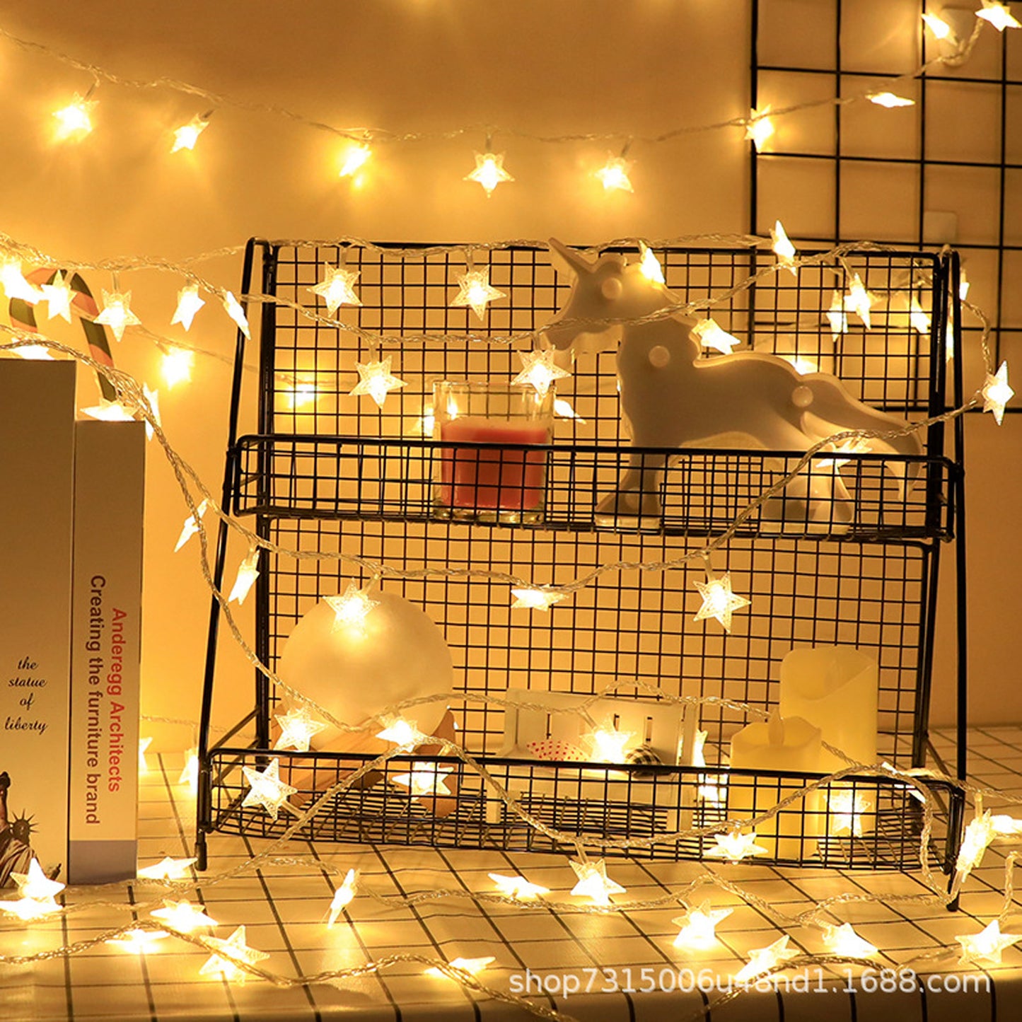 LED Star String Lights 8 Modes 3M-6M