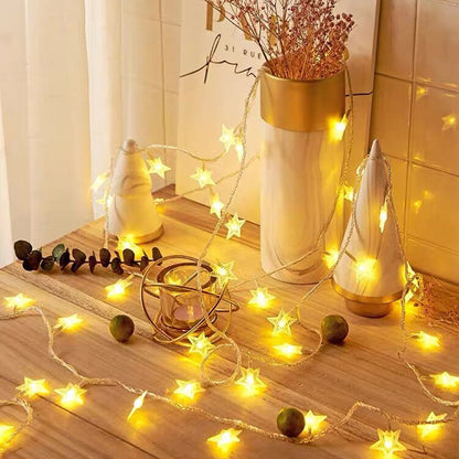 LED Star String Lights 8 Modes 3M-6M