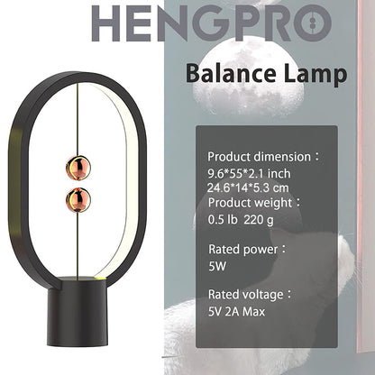 Lampe de table LED alimentée par USB Heng Balance Light