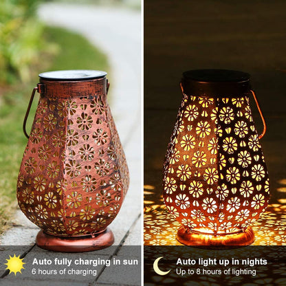 Solar Garden Lanterns Outdoor Hanging Lights