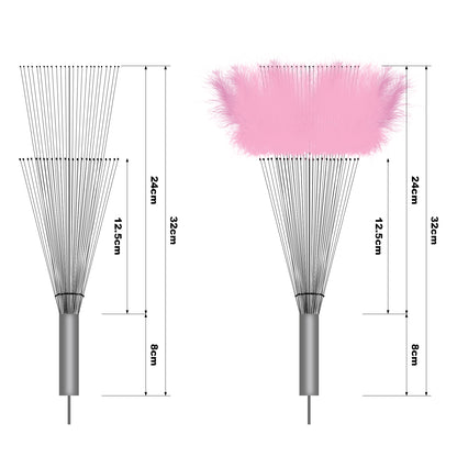 Guirlande lumineuse en forme d'étoile en plumes