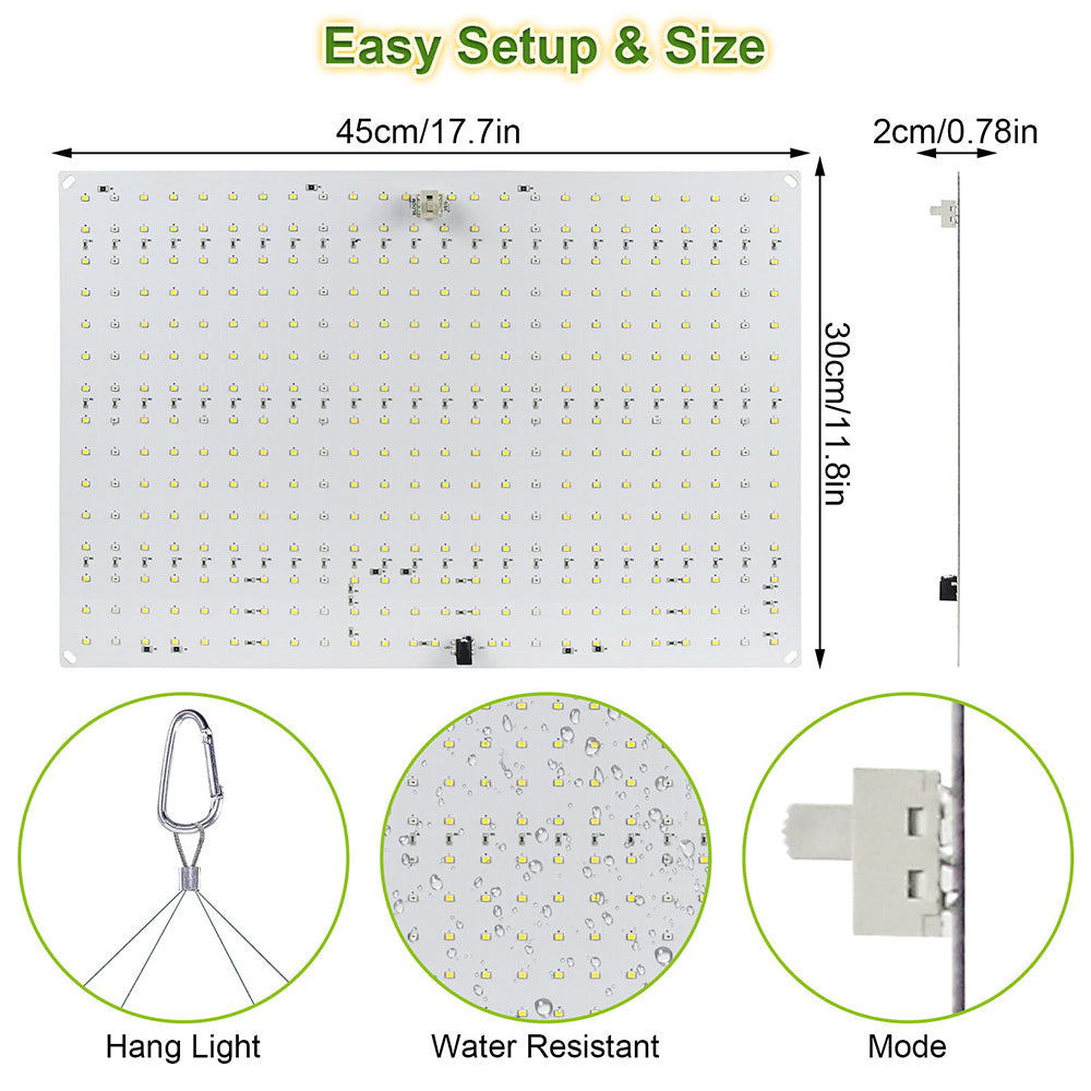 LED élèvent le spectre complet de la lumière