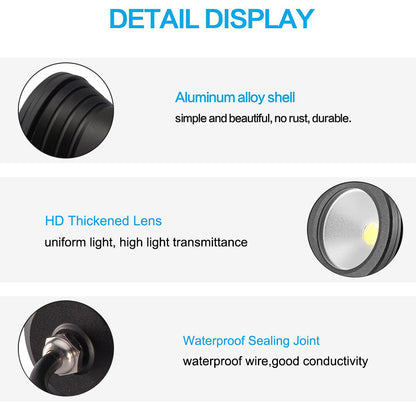 10W 12V Waterproof LED Underwater Flood Light