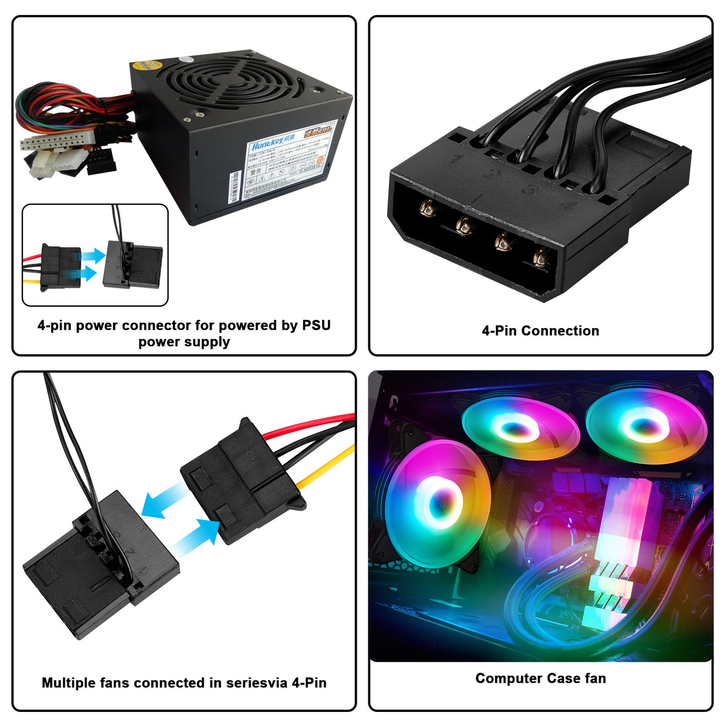 RGB Dreamcolor LED-Computerlüfter