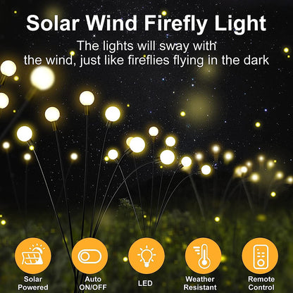 Solar Powered Firefly Lights