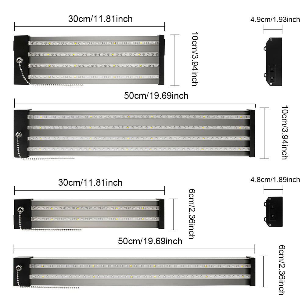 Connectable LED Grow Light Bars Full Spectrum