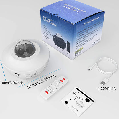 LED Star Night Light Bluetooth Music Player