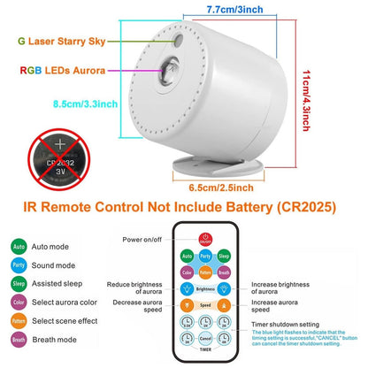 Proyector de Estrellas LED RGB Fullcolor Aurora