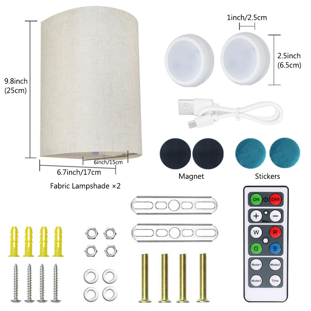 Magnetische kabellose Wandleuchte