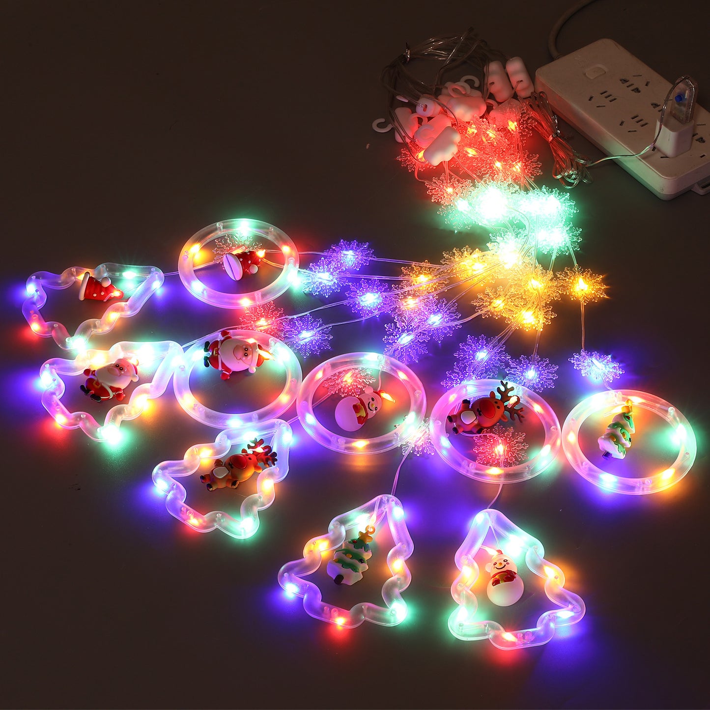 3M 100 LED Christmas Window Curtain Lights