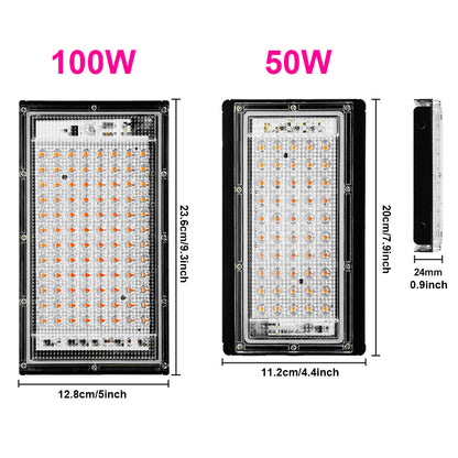 Interruptor de encendido y apagado de luz LED para plantas 50W/100W