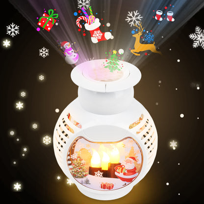 Christmas Snow Globe Lantern