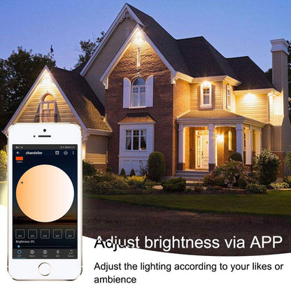 E12/E14 Bluetooth Smart LED Chandelier Candle Light Bulb