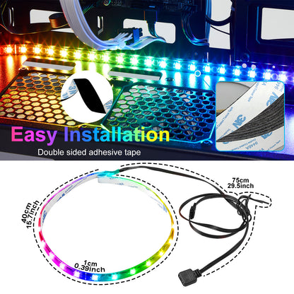 ARGB-LED-Streifen für PC mit 5V 3-polig