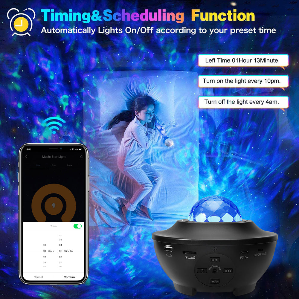 WIFI Smart LED Galaxy Projector Light