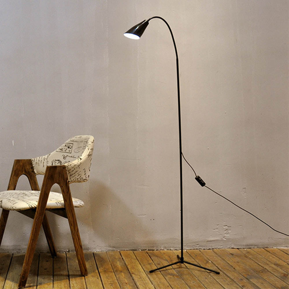 Gooseneck LED Floor Lamp Dimmable Modern Reading Lamp