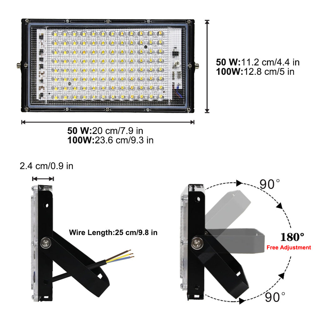 Luces de calle LED al aire libre impermeables