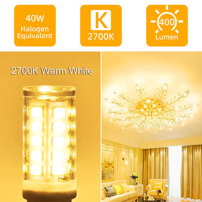 Led Corn Light Bulb No Flicker AC110-240V 5W 54LEDs