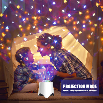 LED Star Wave Galaxy Projector Bluetooth Speaker