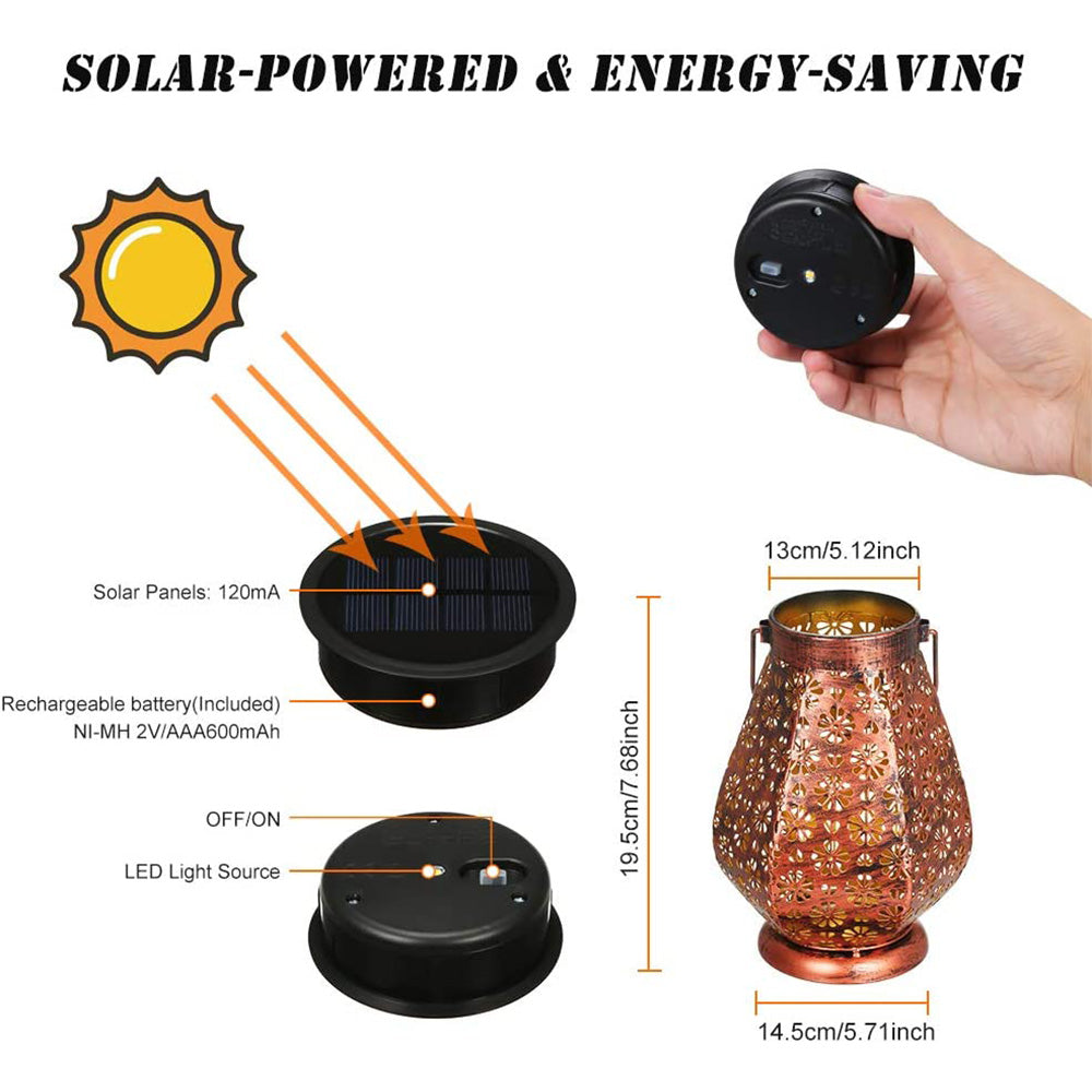 Solar Garden Lanterns Outdoor Hanging Lights