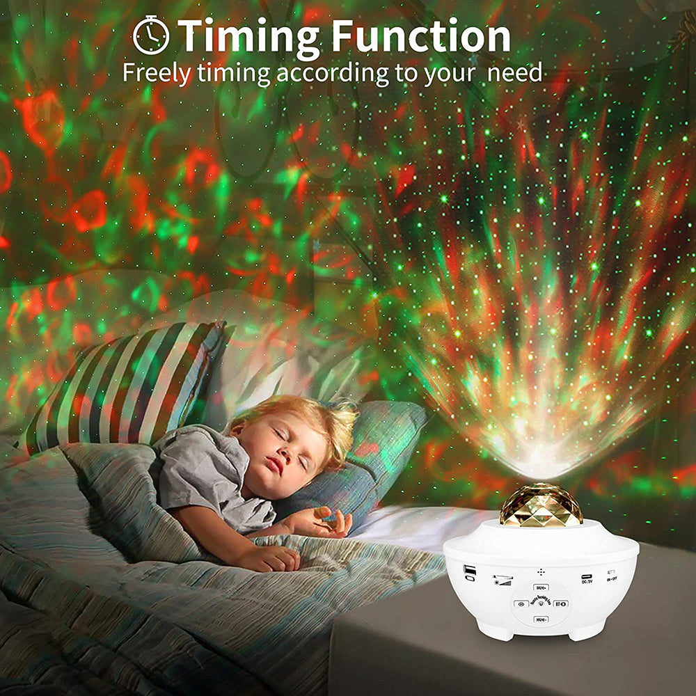 LED Star Night Light Bluetooth Music Player