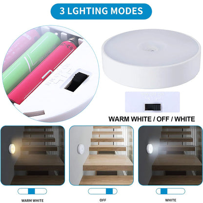 LED PIR Motion Sensor Light Color Switchable