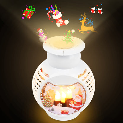 Christmas Snow Globe Lantern