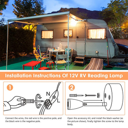 Foco LED para lectura de luz interior de RV