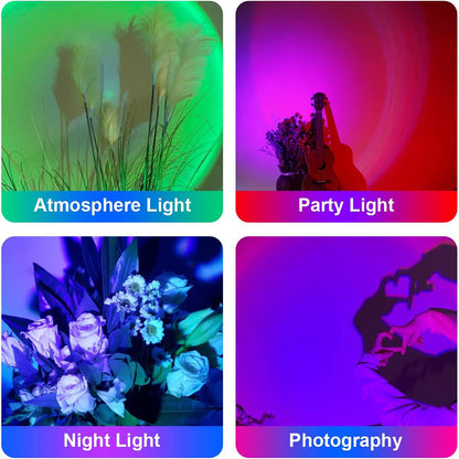 USB Sunset Projector Lamp Night Light