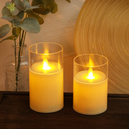 LED Flameless Pillar Votive Candles