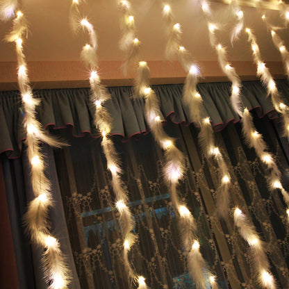 DIY LED Window Curtain String Light