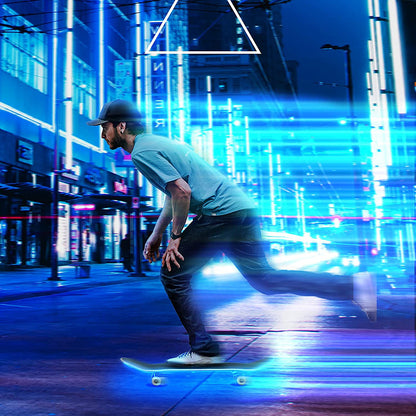 Night Riding LED Skateboard Scooter Lights