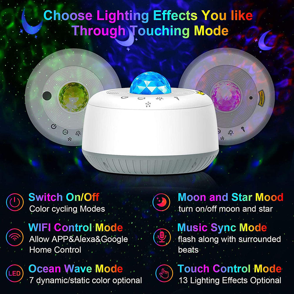 LED Star Galaxy Projector Light