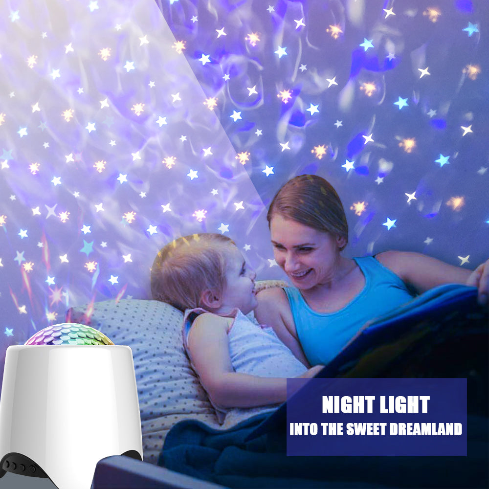 LED Star Wave Galaxy Projector Bluetooth Speaker