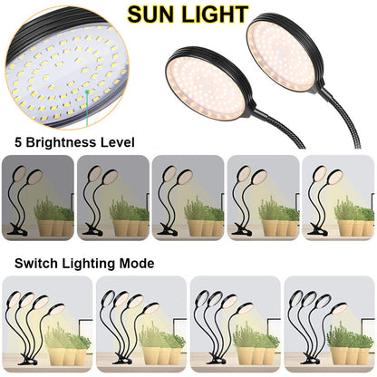 Luces LED para plantas con luz solar de espectro completo