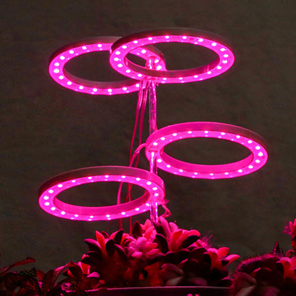 Luz LED para cultivo de plantas USB de espectro completo, color rosa